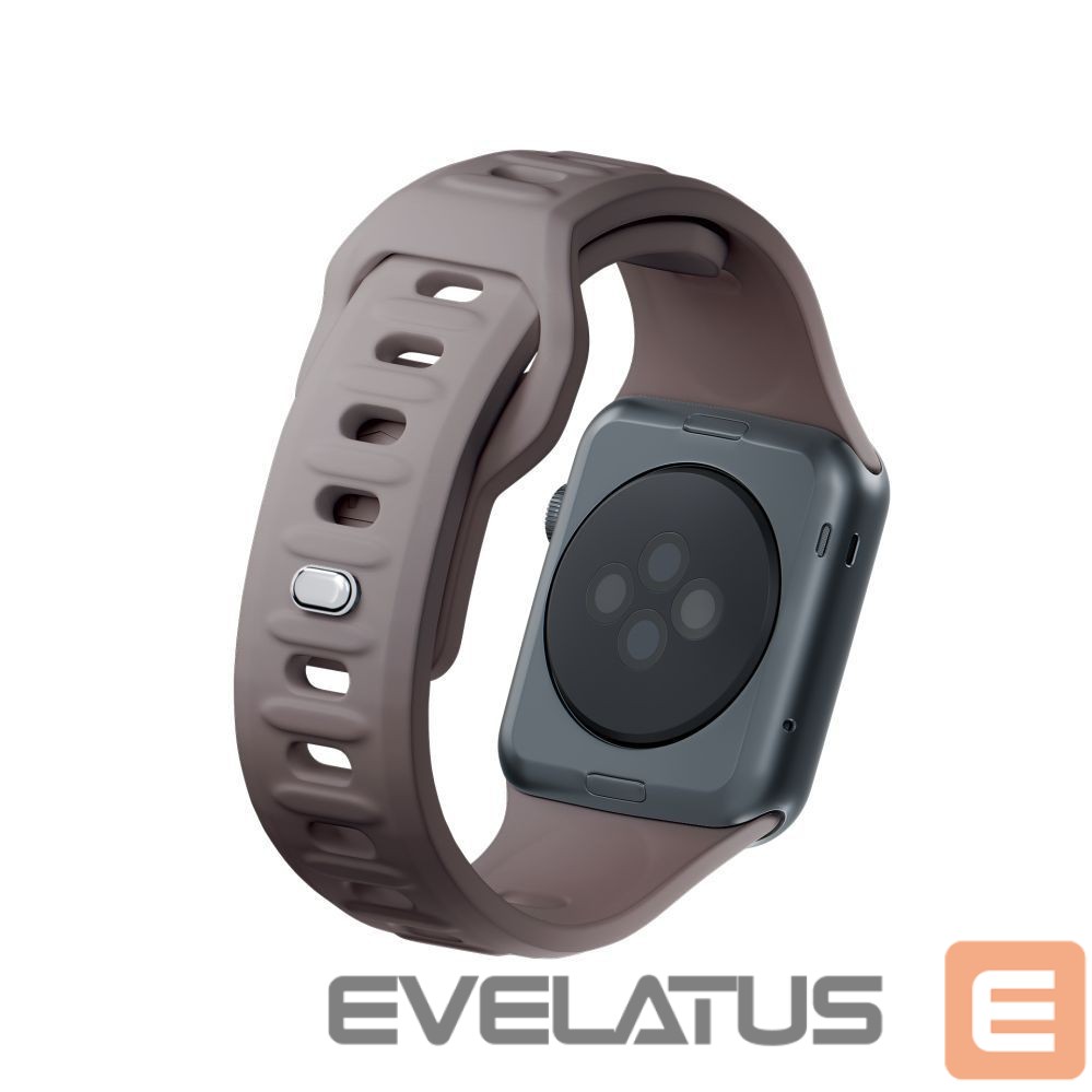 Kitos prekės 3MK 3mk Silicone Watch Strap for Apple Watch 38/40/41 mm - Dark Gray