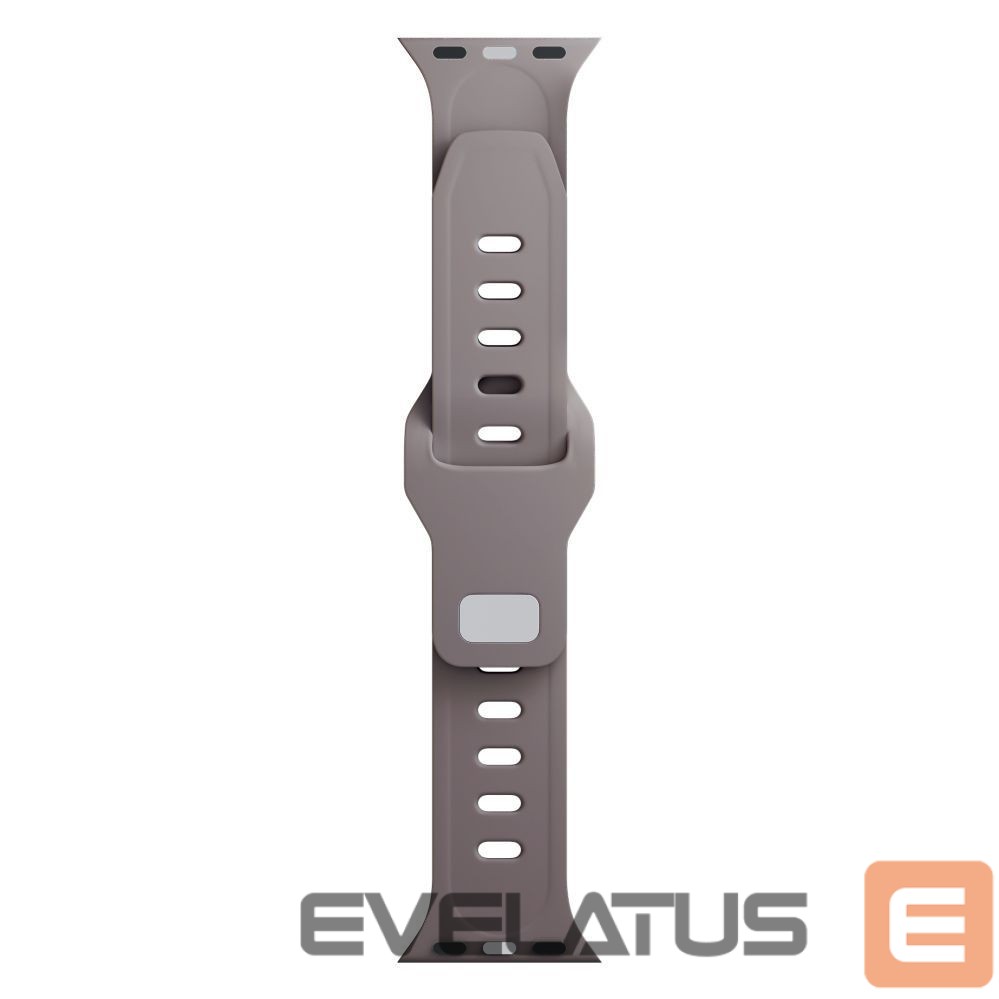 Kitos prekės 3MK 3mk Silicone Watch Strap for Apple Watch 38/40/41 mm - Dark Gray