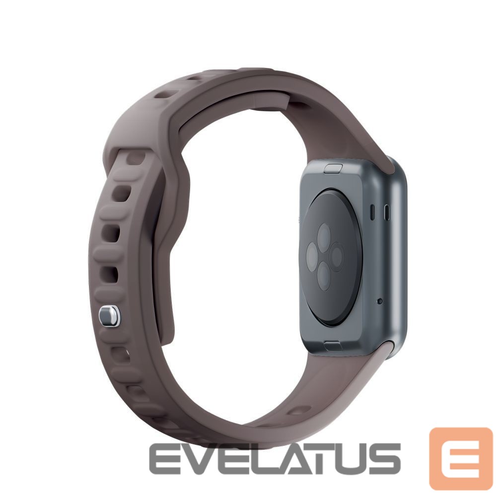 Kitos prekės 3MK 3mk Silicone Watch Strap for Apple Watch 38/40/41 mm - Dark Gray