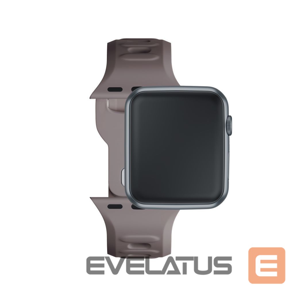 Kitos prekės 3MK 3mk Silicone Watch Strap for Apple Watch 38/40/41 mm - Dark Gray