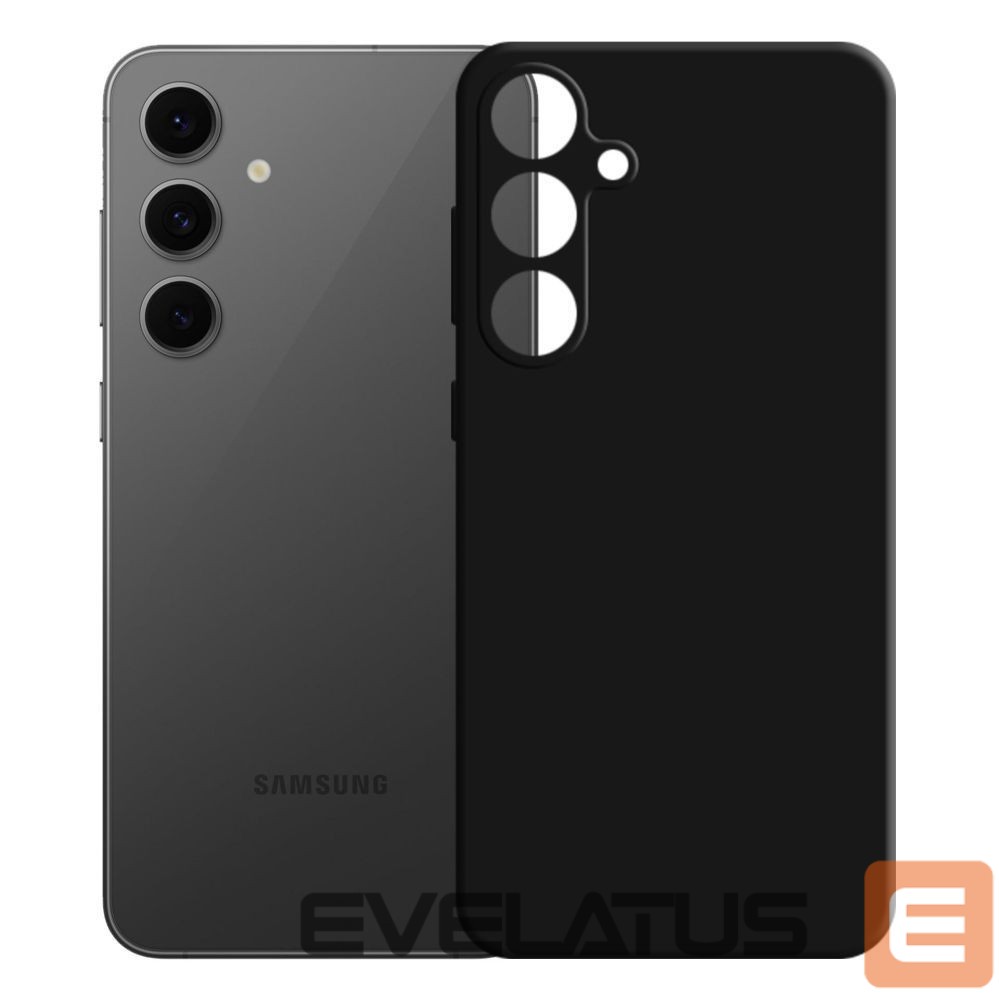 Kitos prekės 3MK 3mk Silicone Case for Samsung Galaxy S24 FE - Black