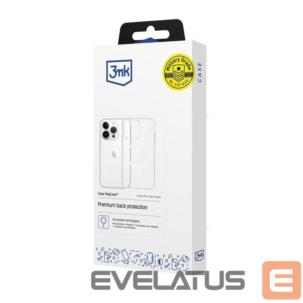Kitos prekės 3MK 3mk Clear MagCase Case for Apple iPhone 14 Pro Max - Transparent