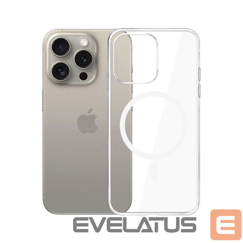 Kitos prekės 3MK 3mk Clear MagCase Case for Apple iPhone 15 Pro Max - Transparent