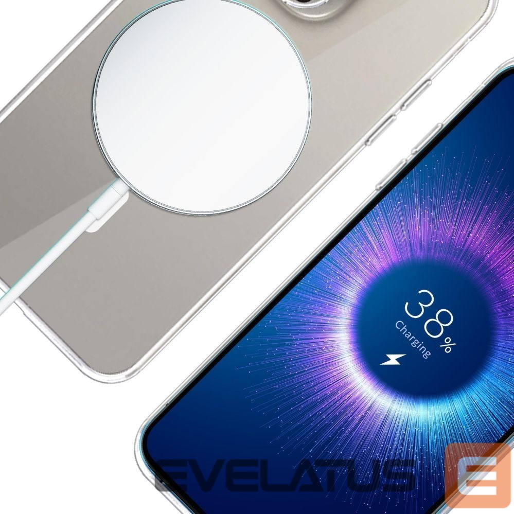 Kitos prekės 3MK 3mk Clear MagCase Case for Apple iPhone 15 Pro Max - Transparent