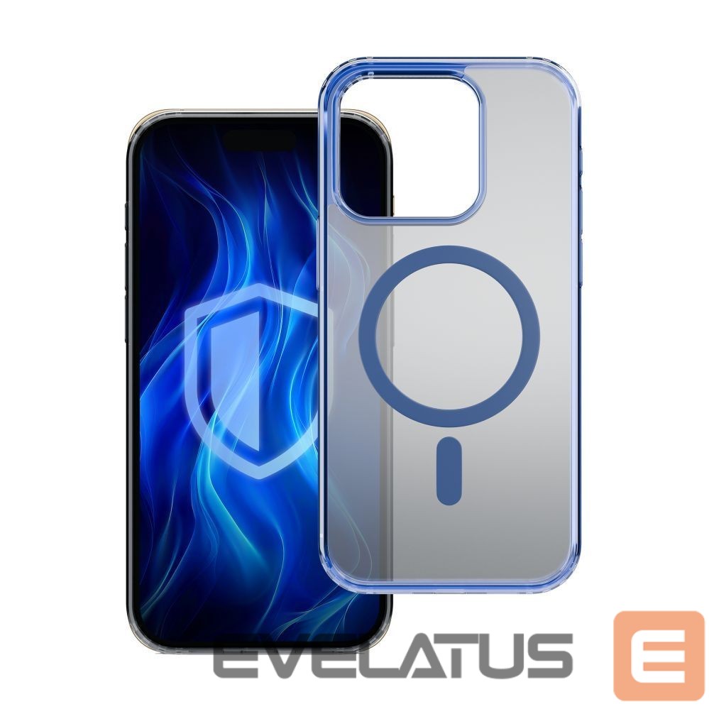 Kitos prekės 3MK 3mk Frosty MagCase Blue Case for Apple iPhone 15 Pro Max - Blue