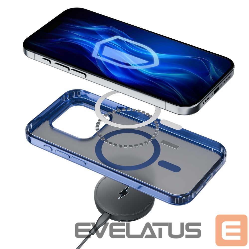 Kitos prekės 3MK 3mk Frosty MagCase Blue Case for Apple iPhone 15 Pro Max - Blue