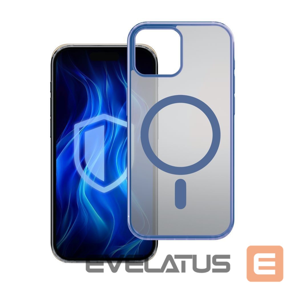 Kitos prekės 3MK 3mk Frosty MagCase Blue Case for Apple iPhone 12 Pro Max - Transparent