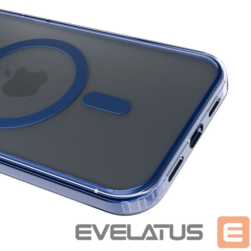 Kitos prekės 3MK 3mk Frosty MagCase Blue Case for Apple iPhone 12 Pro Max - Transparent