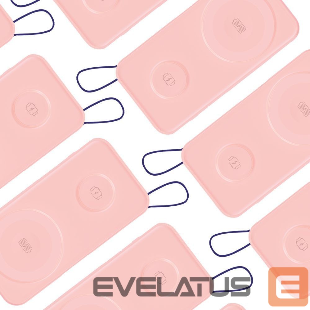 Kitos prekės 3MK Powerbank 3mk PastelUp 10,000mAh 22.5W USB 1A1C - pink
