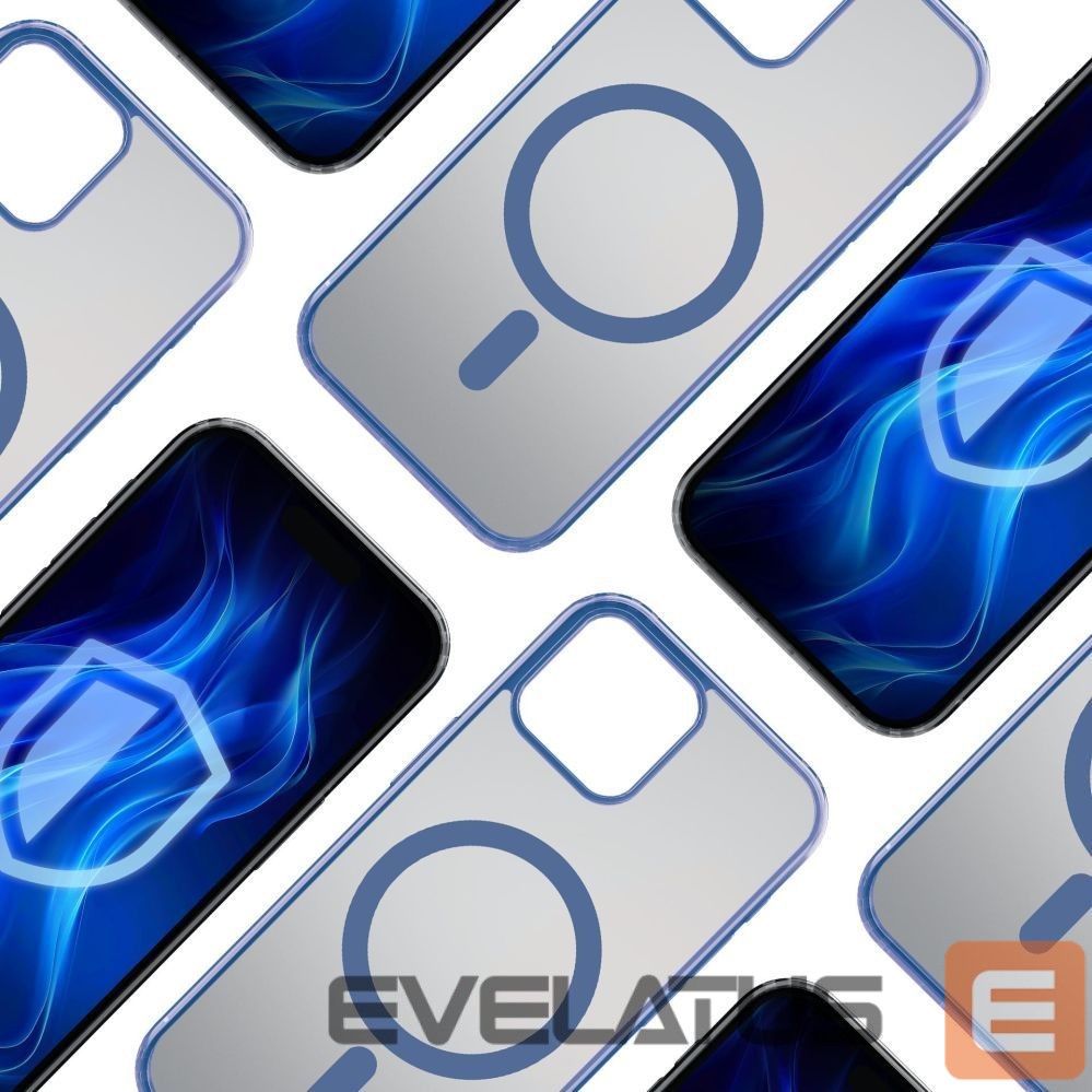 Kitos prekės 3MK 3mk Frosty MagCase Blue Case for Apple iPhone 15 - Transparent
