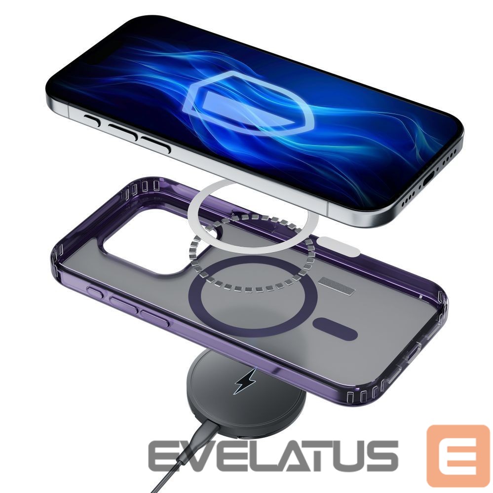 Kitos prekės 3MK 3mk Frosty MagCase Purple Case for Apple iPhone 15 Pro - purple