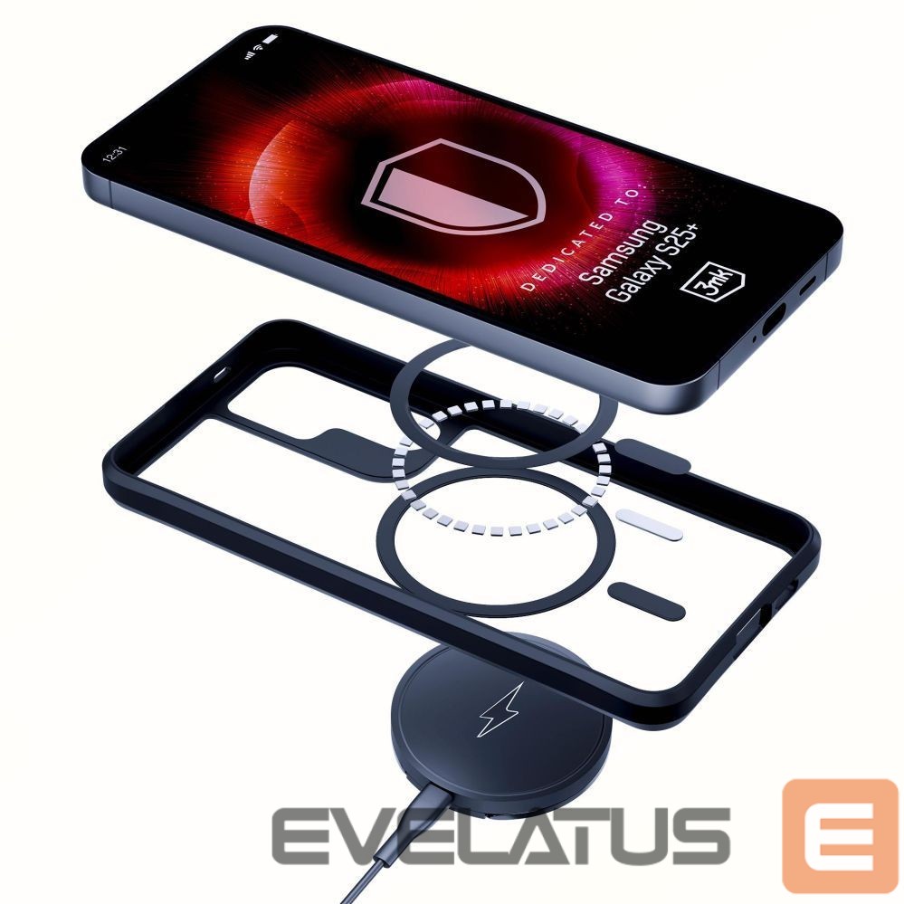 Kitos prekės 3MK 3mk Satin Armor MagCase for Samsung Galaxy S25+ - Transparent