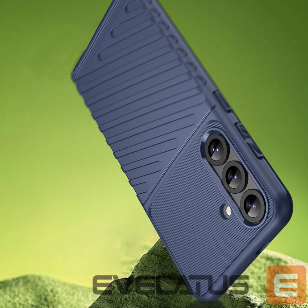 Kitos prekės Hurtel Thunder Case for Samsung Galaxy S25+ Silicone Armored Cover - Blue