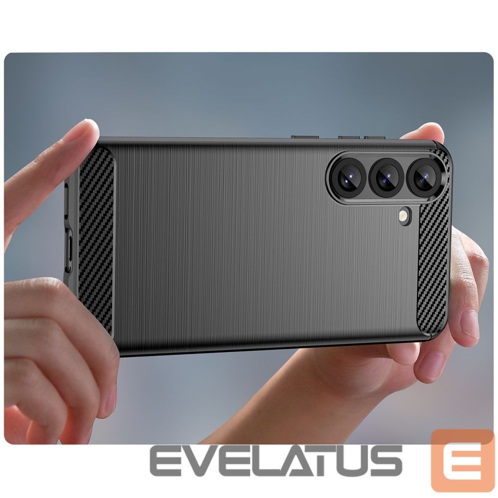 Kitos prekės Hurtel Carbon Case for Samsung Galaxy S25+ - Black