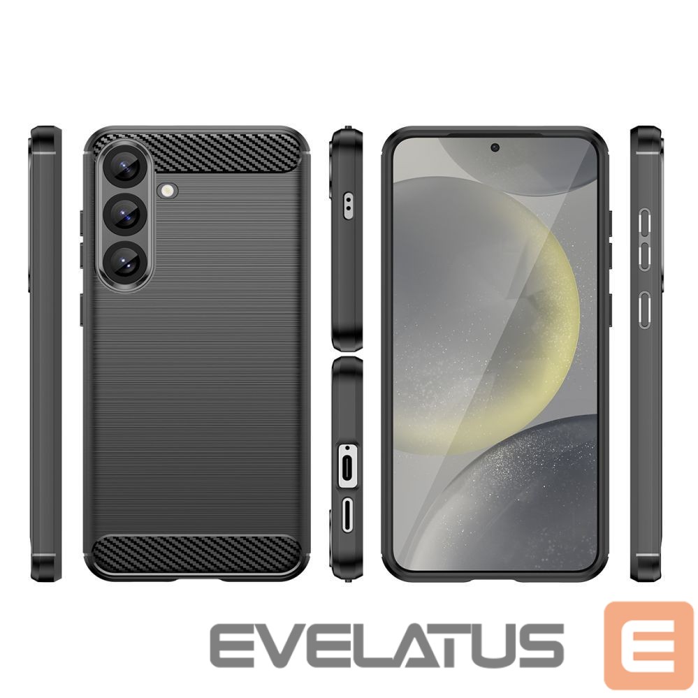 Kitos prekės Hurtel Carbon Case for Samsung Galaxy S25+ - Black