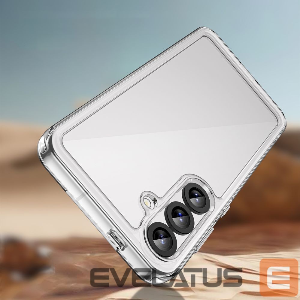 Kitos prekės Hurtel Outer Space Case with Gel Frame for Samsung Galaxy S25+ - Transparent