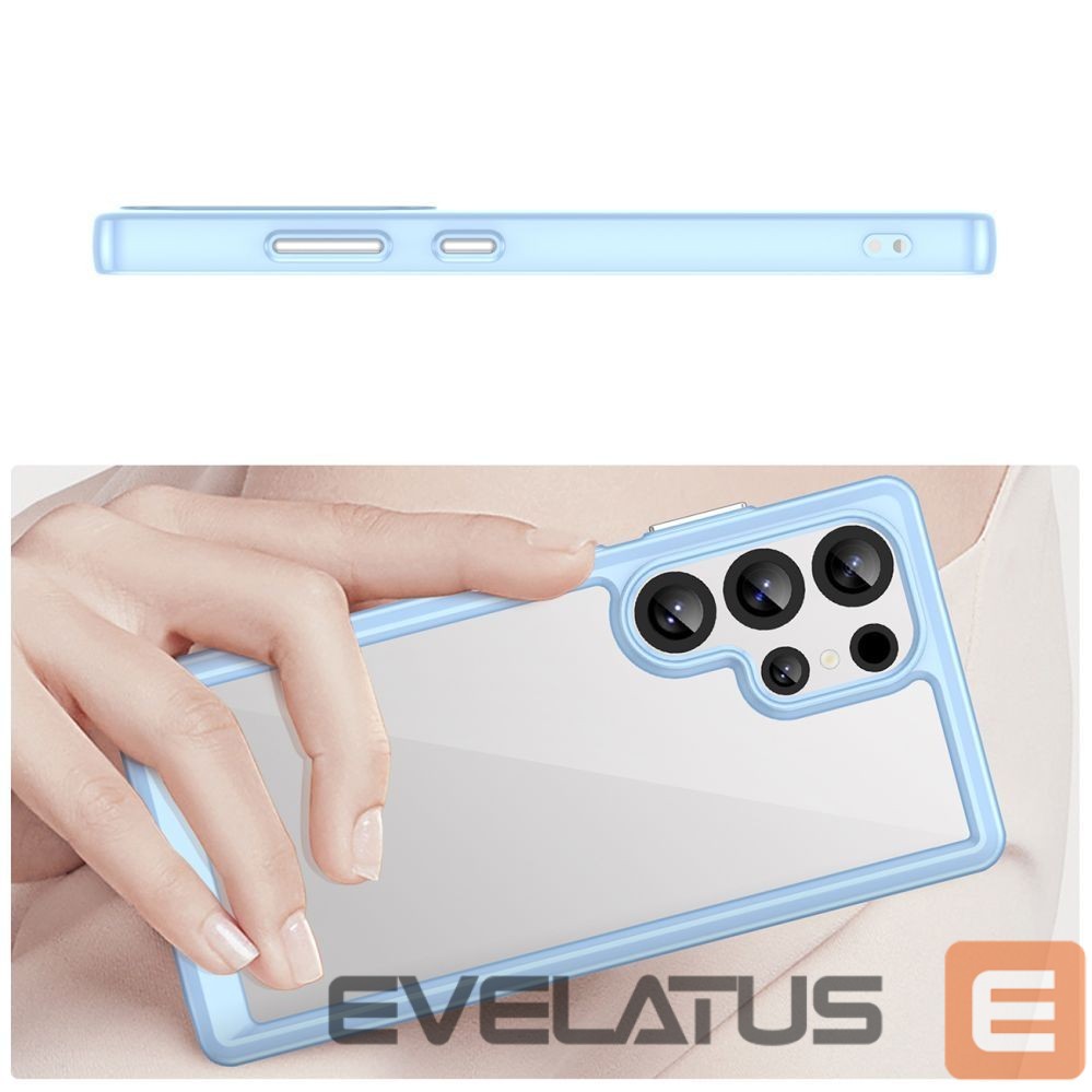 Kitos prekės Hurtel Outer Space Case with Gel Frame for Samsung Galaxy S25 Ultra - Blue