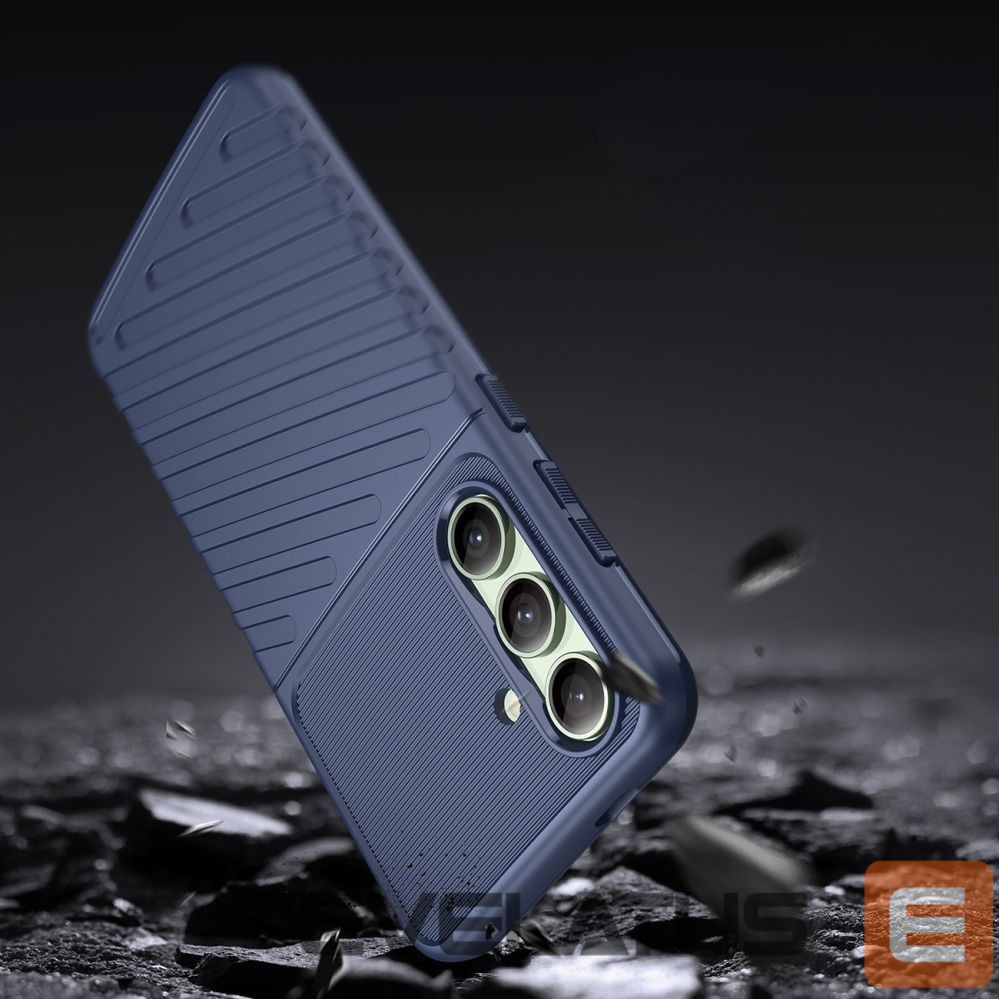 Kitos prekės Hurtel Thunder Case for Samsung Galaxy S24 FE silicone armor cover - blue