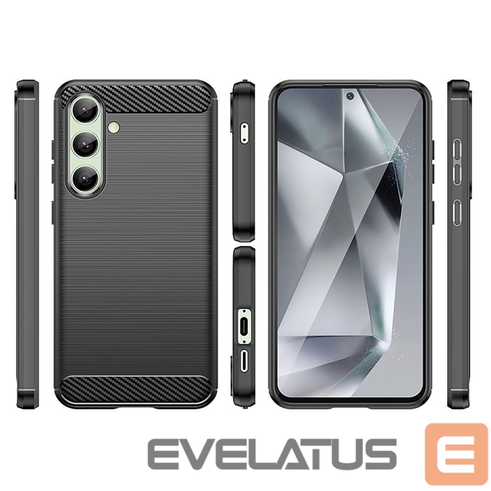 Kitos prekės Hurtel Carbon Case for Samsung Galaxy S24 FE - Black