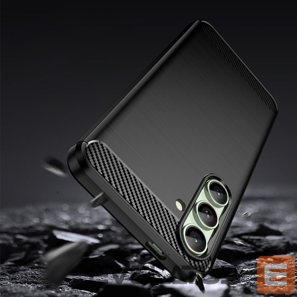 Kitos prekės Hurtel Carbon Case for Samsung Galaxy S24 FE - Black