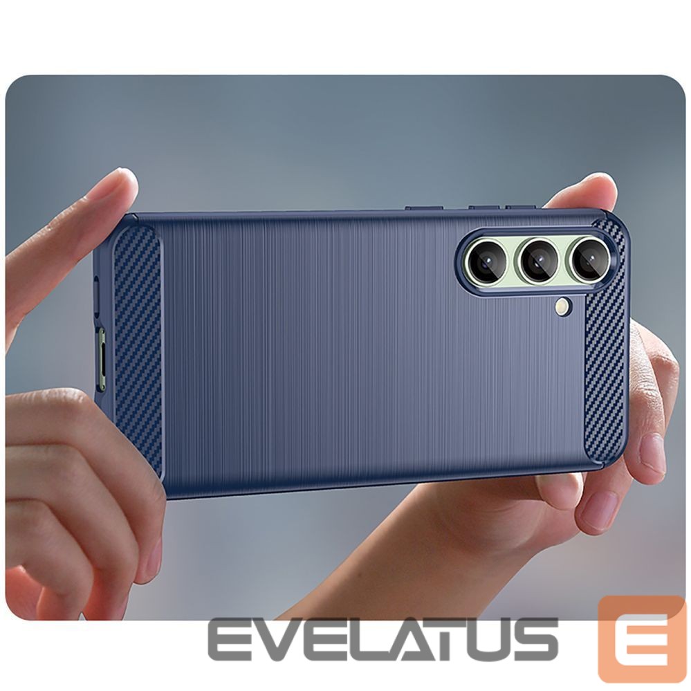 Kitos prekės Hurtel Carbon Case for Samsung Galaxy S24 FE - Blue