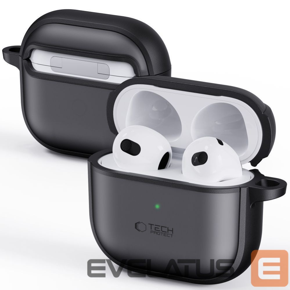 Kitos prekės Tech-Protect Tech-Protect Slim Hook Case for AirPods 4 - Black