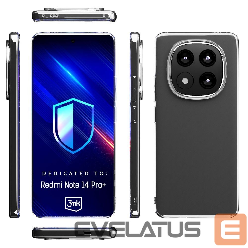 Kitos prekės 3MK 3mk Clear Case for Xiaomi Redmi Note 14 Pro+ - transparent