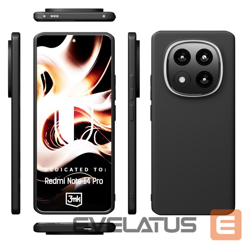 Kitos prekės 3MK 3mk Matt Case for Xiaomi Redmi Note 14 Pro - black