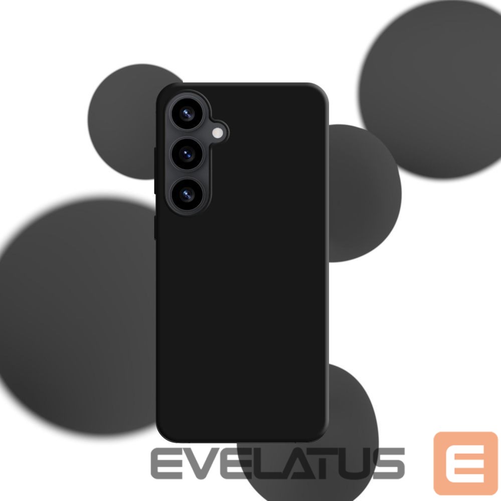 Kitos prekės 3MK 3mk Silicone Case for Samsung Galaxy S25+ - Black