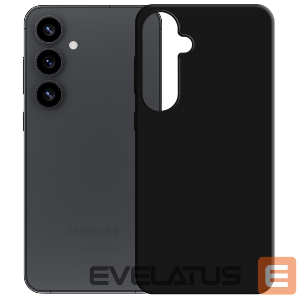 Kitos prekės 3MK 3mk Silicone Case for Samsung Galaxy S25+ - Black