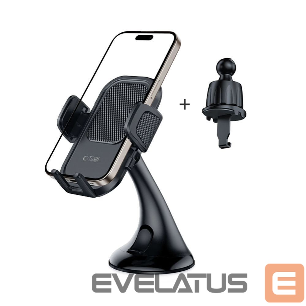 Kitos prekės Tech-Protect Tech-Protect V8 Car Holder for Dashboard and Air Vent - Black