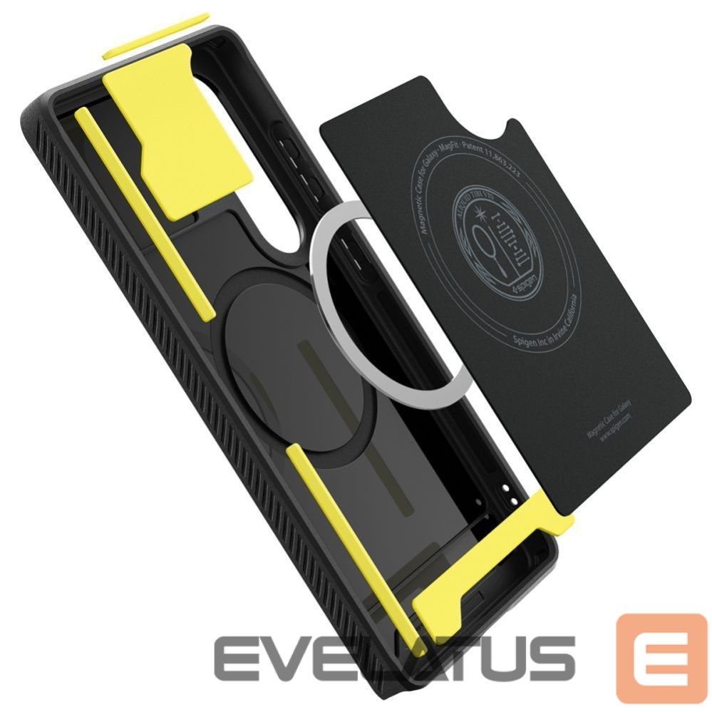 Kitos prekės Spigen Spigen Rugged Armor Mag Case for Samsung Galaxy S25 Ultra - Black