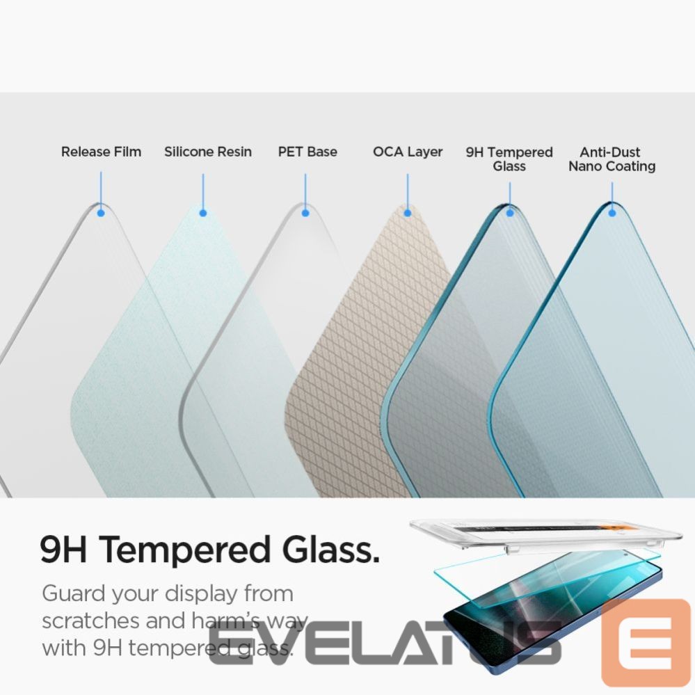Kitos prekės Spigen Spigen Glas.tR EZ FIT 2-pack tempered glass for Samsung Galaxy S25 Ultra - transparent