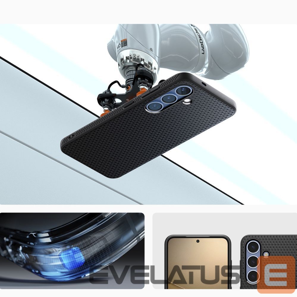 Kitos prekės Spigen Spigen Liquid Air Case for Samsung Galaxy S25 - Matte Black
