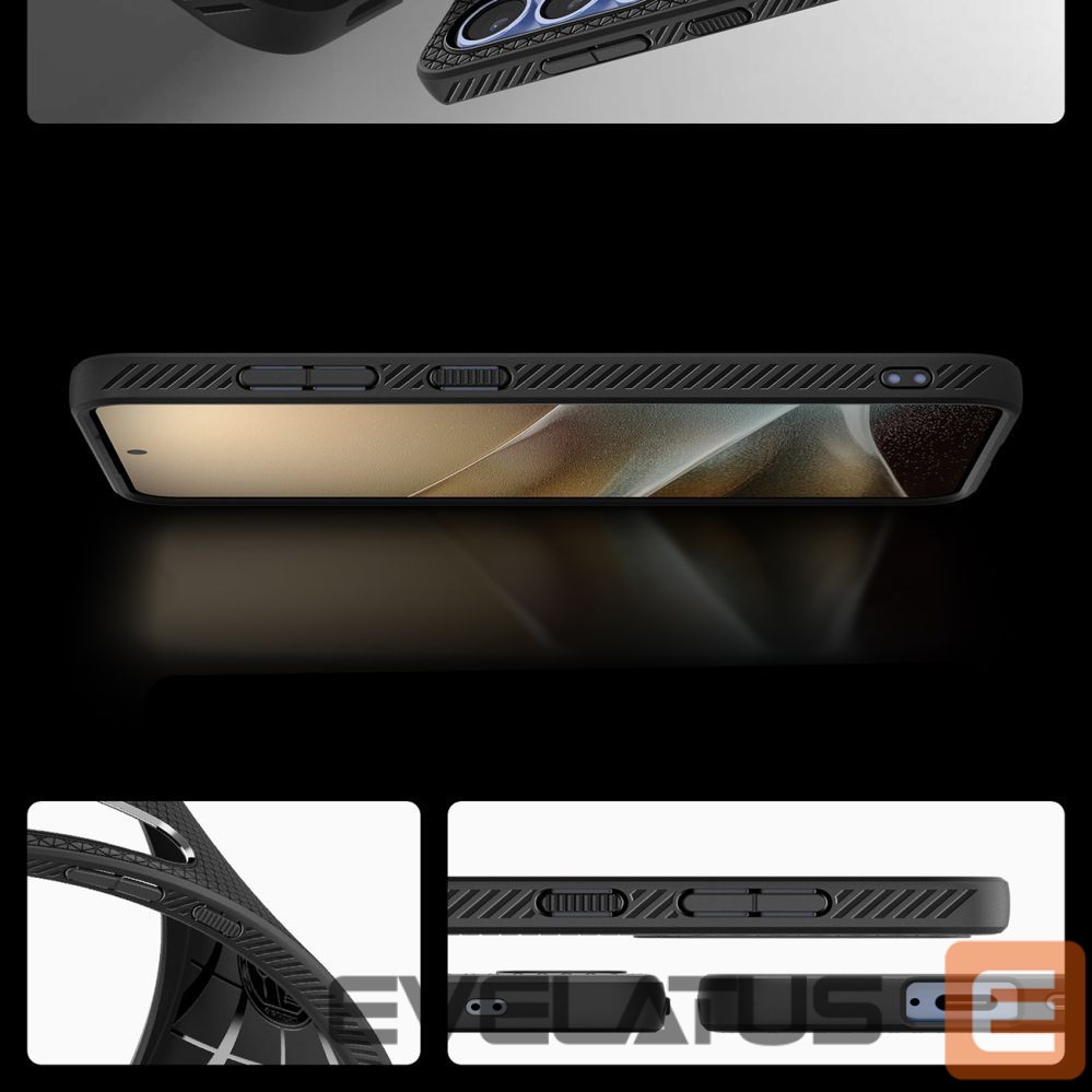 Kitos prekės Spigen Spigen Liquid Air Case for Samsung Galaxy S25 - Matte Black