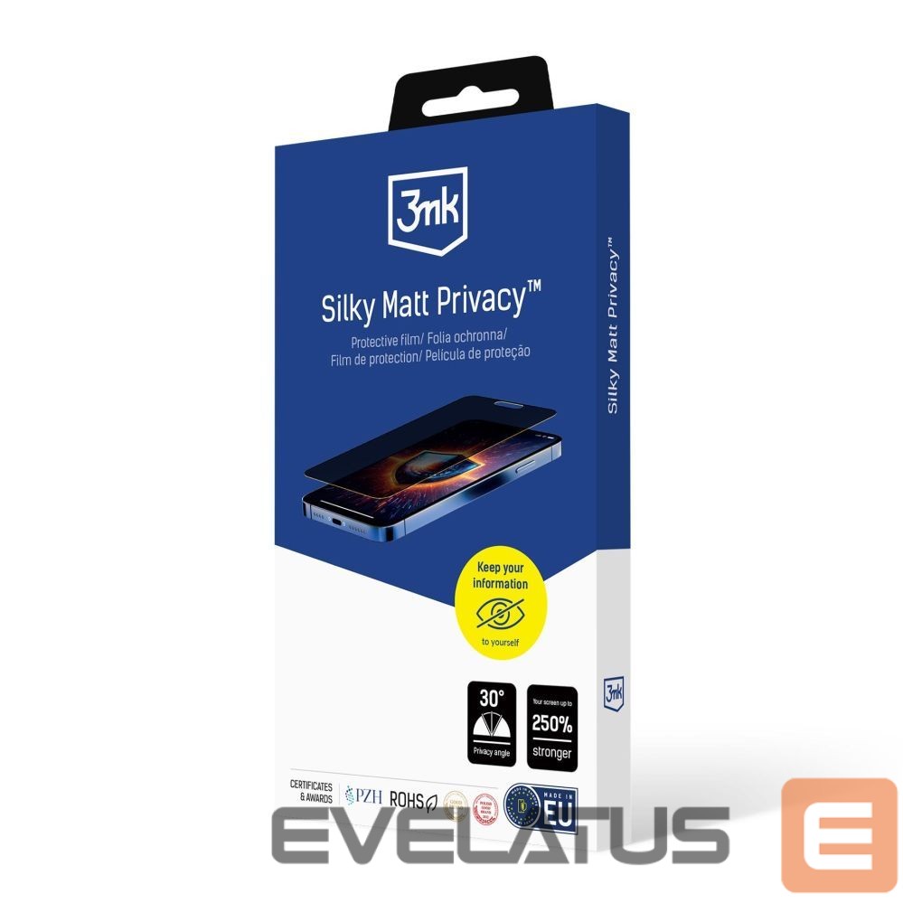 Kitos prekės 3MK Privacy Film 3mk Silky Matt Privacy for Samsung Galaxy S25+