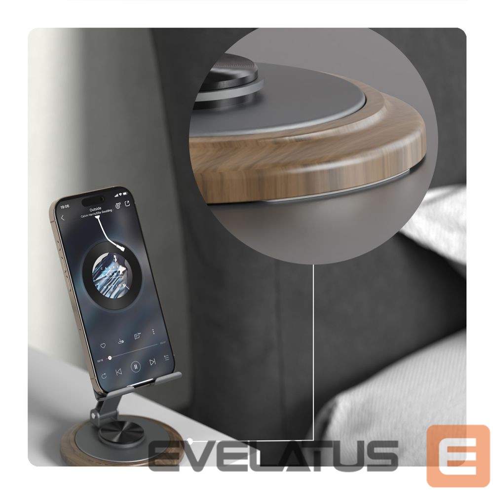 Kitos prekės Dudao Dudao F17M 360° metal phone stand - gray