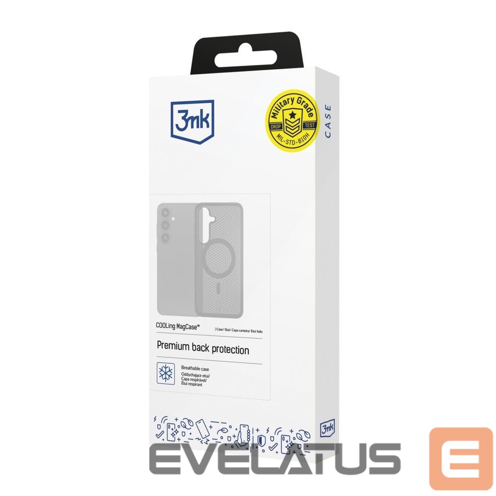 Kitos prekės 3MK 3mk COOLing MagCase for Samsung Galaxy S25 Ultra - Black