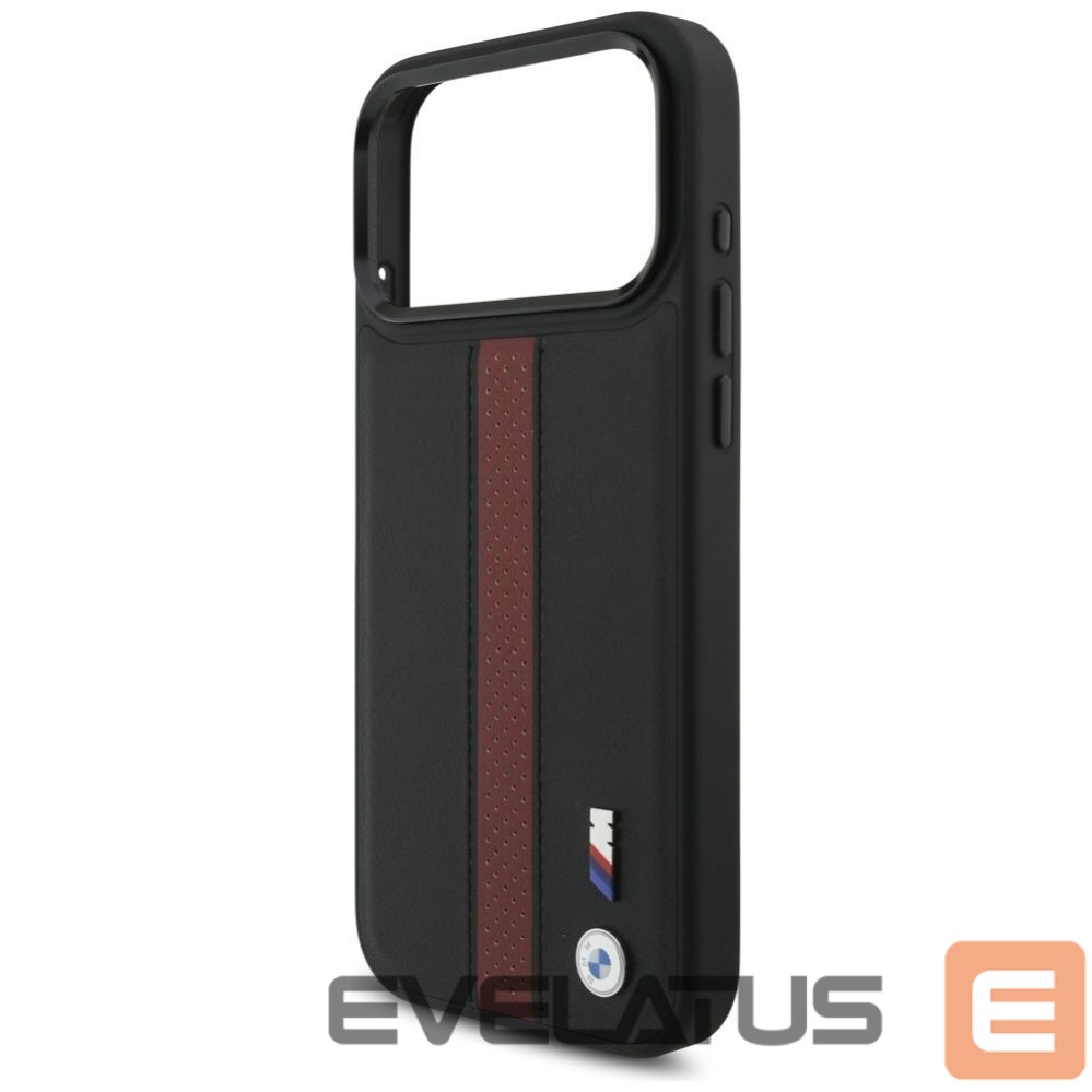 Kitos prekės BMW BMW M Perforated Stripe Logo MagSafe Case for iPhone 17 Pro Max - Red
