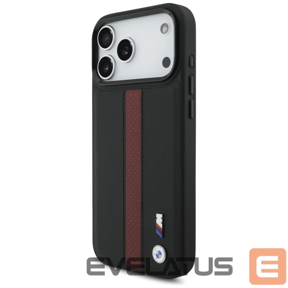 Kitos prekės BMW BMW M Perforated Stripe Logo MagSafe Case for iPhone 17 Pro Max - Red
