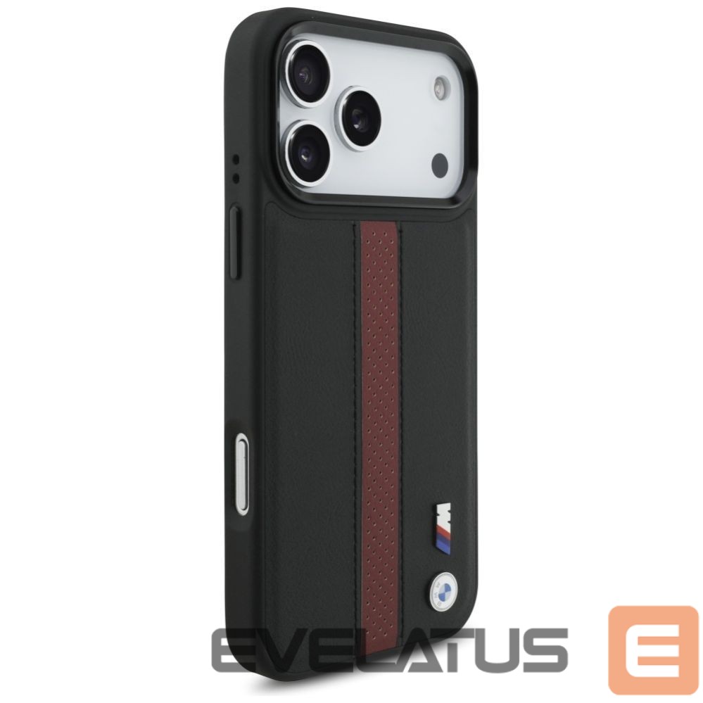 Kitos prekės BMW BMW M Perforated Stripe Logo MagSafe Case for iPhone 17 Pro Max - Red