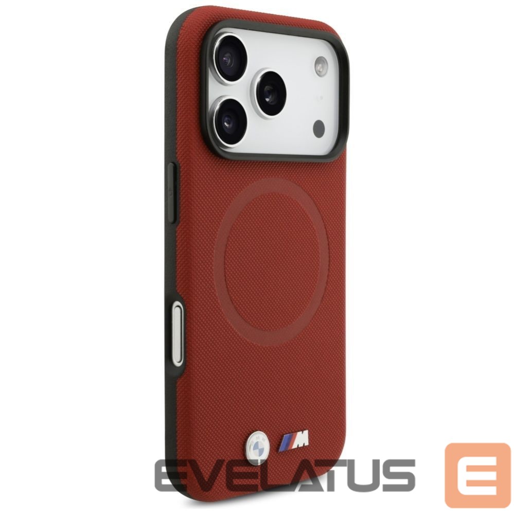 Kitos prekės BMW BMW M FW Metal Logo MagSafe Case for iPhone 17 Pro - Red
