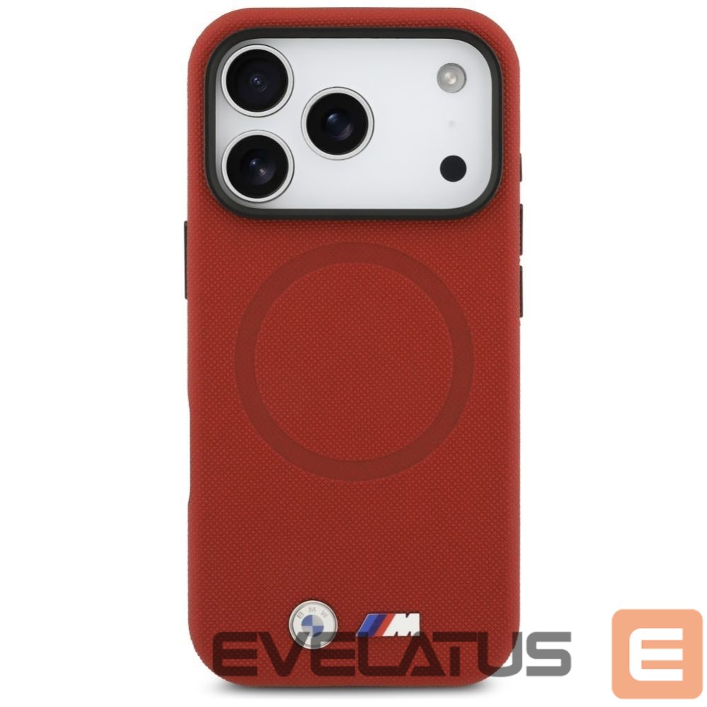 Kitos prekės BMW BMW M FW Metal Logo MagSafe Case for iPhone 17 Pro - Red