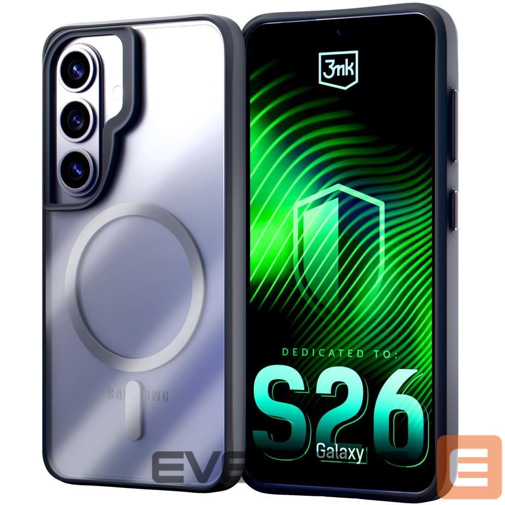 Kitos prekės 3MK 3mk Satin Armor MagCase for Samsung Galaxy S26 - Transparent Black