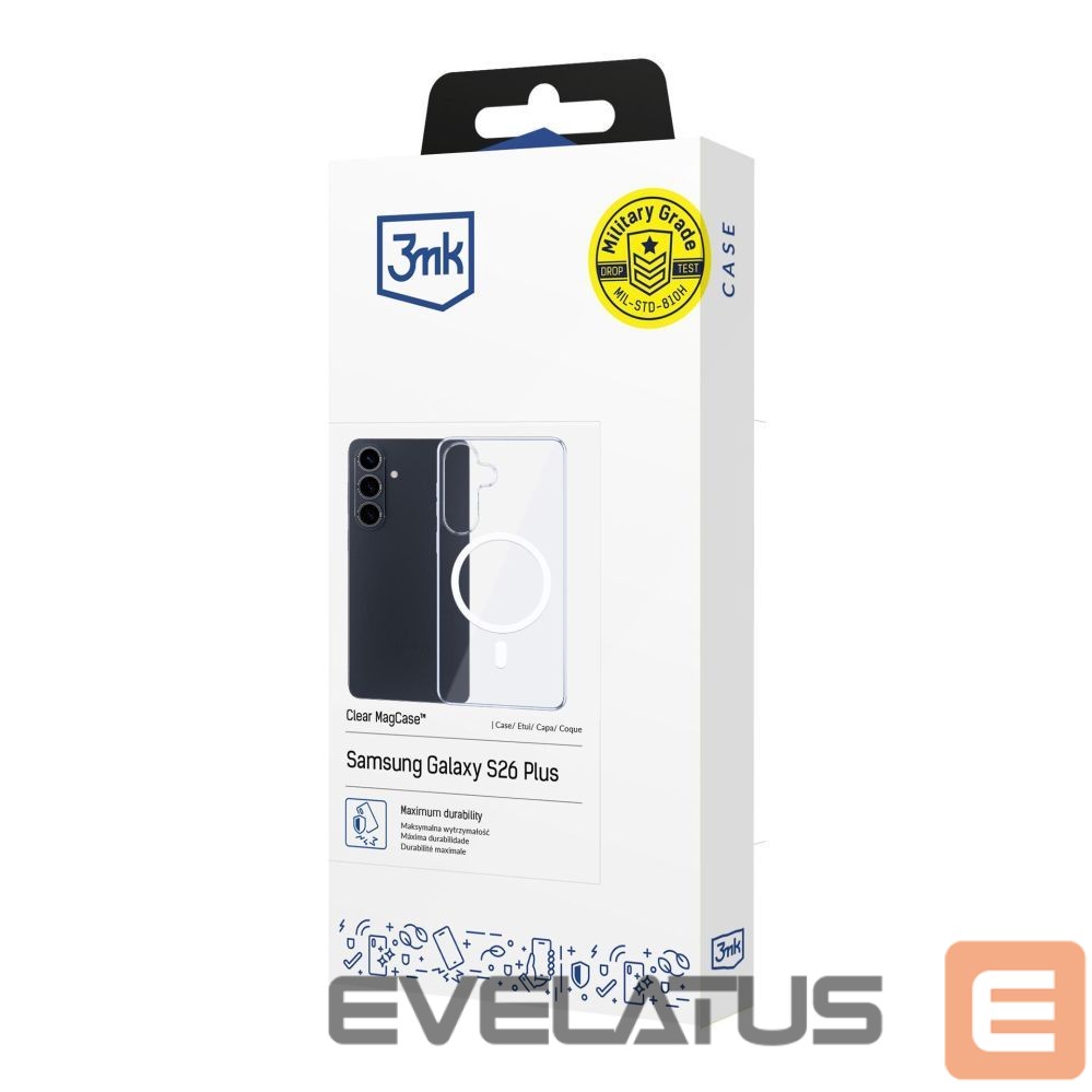 Kitos prekės 3MK 3mk Clear MagCase for Samsung Galaxy S26+ - transparent