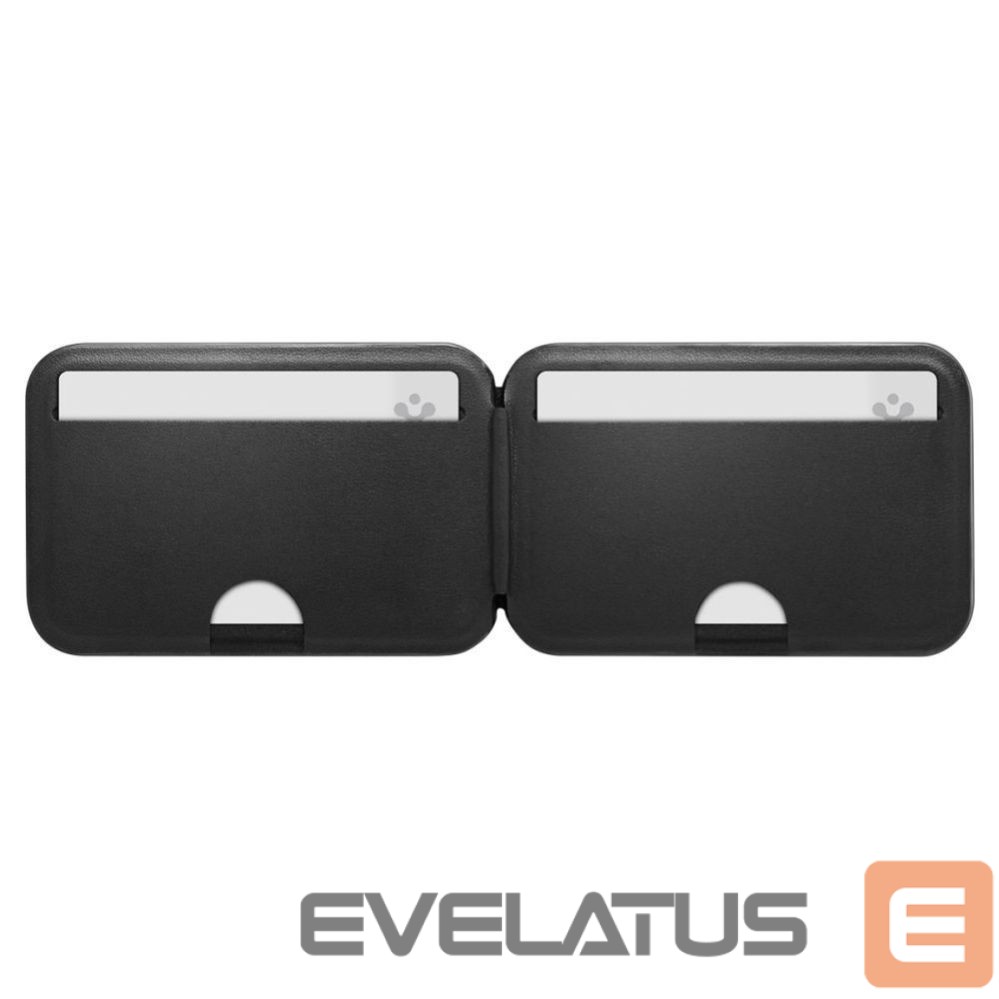 Kitos prekės Spigen Spigen Slim Fold Tripod Wallet S314-2 MagSafe Magnetic Phone Case - Black