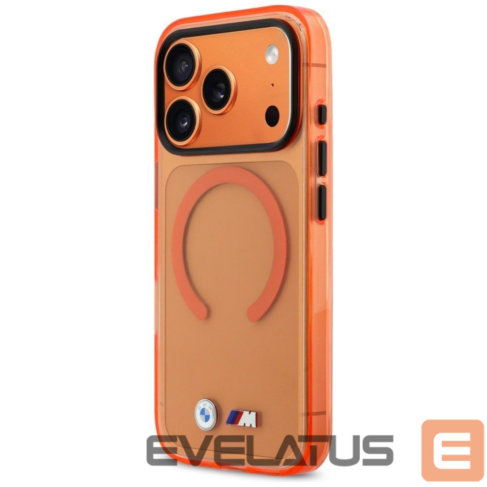 Kitos prekės BMW BMW M IML Metal Logos MagSafe Case for iPhone 17 Pro - Pro Orange