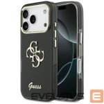 Kitos prekės Guess  Guess IML 4G Script Metal case for iPhone 17 Pro - black 
