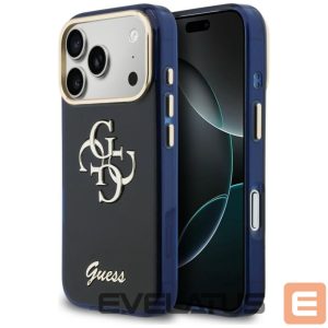 Kitos prekės Guess  Guess IML 4G Script Metal Case for iPhone 17 Pro - Blue 