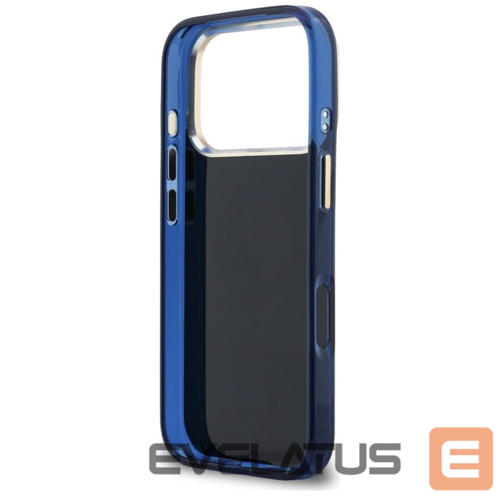 Kitos prekės Guess Guess IML 4G Script Metal Case for iPhone 17 Pro - Blue
